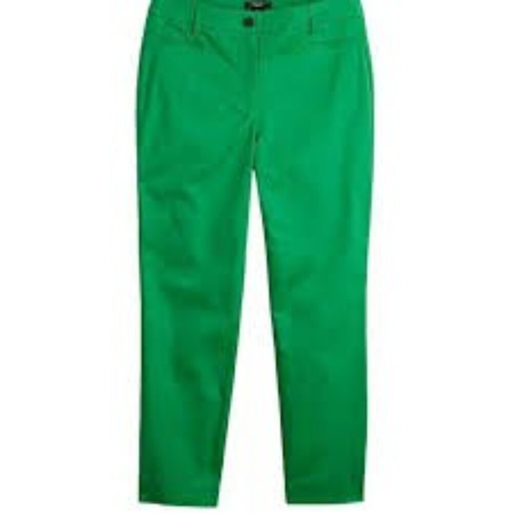 Simply Vera Vera Wang Vibrant Green Cropped Pants
